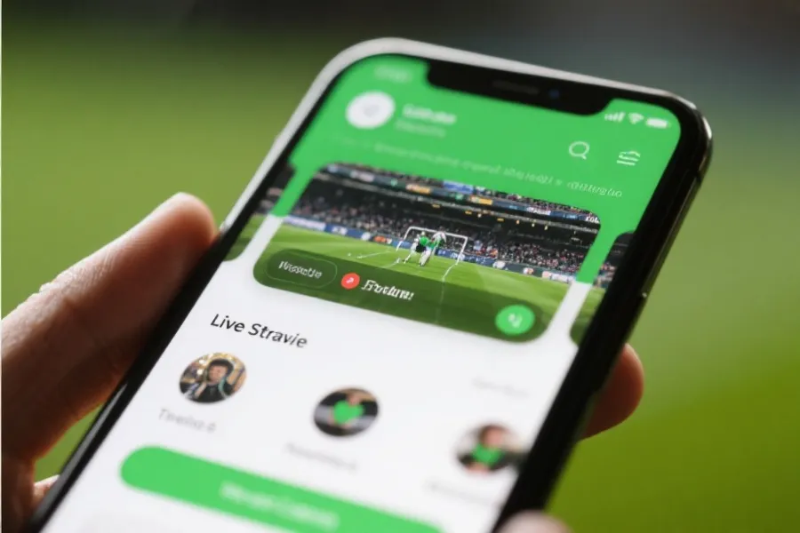 移动端观看与线路切换示意图