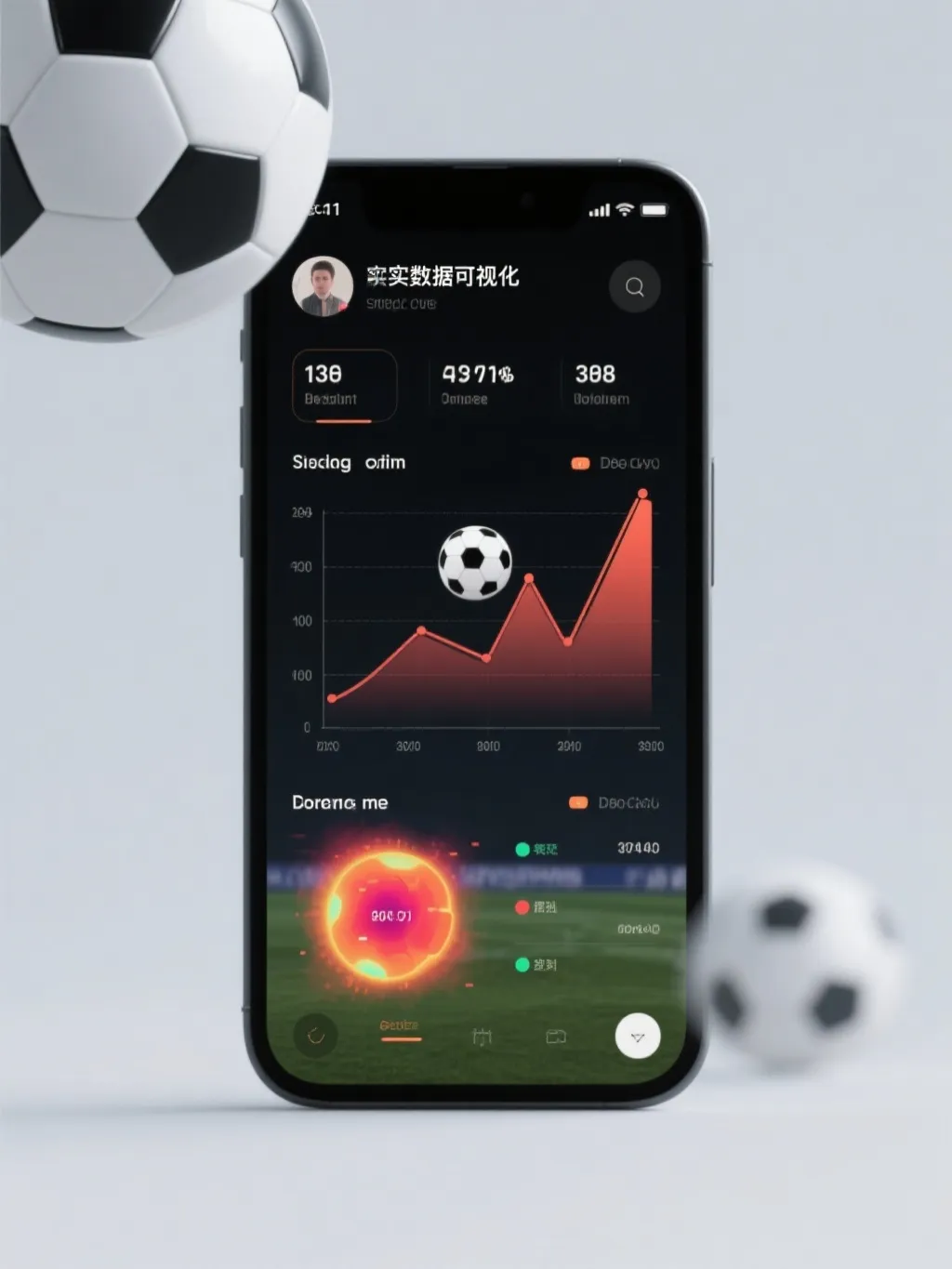 实时数据可视化与梗图结合的视觉占位图